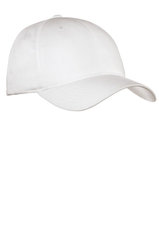 Port Authority Fine Twill Cap (White)