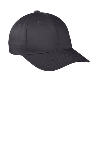 Port Authority Snapback Fine Twill Cap (Graphite)