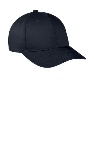 Port Authority Snapback Fine Twill Cap (Navy)