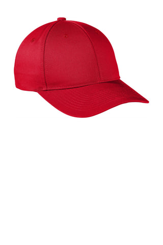 Port Authority Snapback Fine Twill Cap (Red)