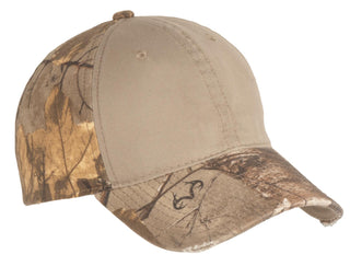 Port Authority Camo Cap with Contrast Front Panel (Realtree Xtra/ Khaki)