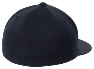 Port Authority Flexfit 210 Flat Bill Cap (Navy)