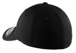 Port Authority Flexfit Garment-Washed Cap (Black)