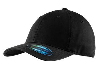 Port Authority Flexfit Garment-Washed Cap (Black)