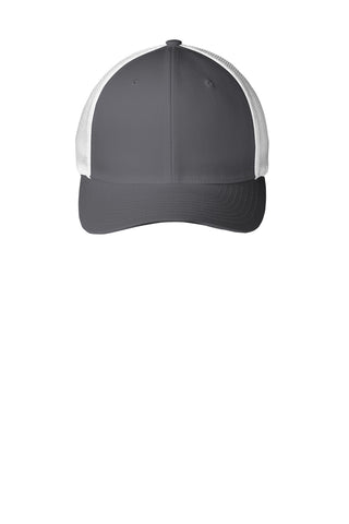 Port Authority Flexfit Mesh Back Cap (Graphite/ White)