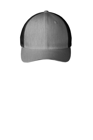 Port Authority Flexfit Mesh Back Cap (Heather Grey/ Black)