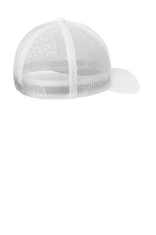 Port Authority Flexfit Mesh Back Cap (White/ White)