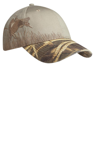 Port Authority Embroidered Camouflage Cap (Realtree MAX-5/ Khaki/ Duck)