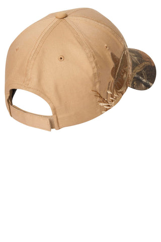 Port Authority Embroidered Camouflage Cap (Realtree MAX-5/ Tan/ Bass)