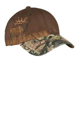 Port Authority Embroidered Camouflage Cap (Mossy Oak Break-Up Country/ Chocolate/ Elk)