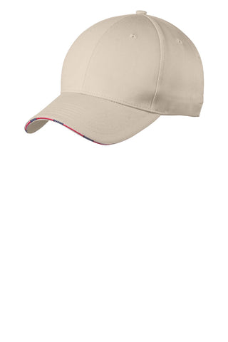 Port Authority Americana Flag Sandwich Cap (Oyster)