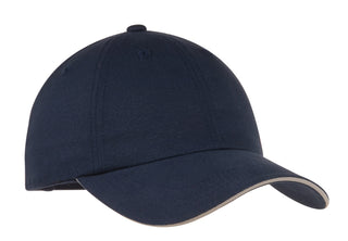 Port Authority Reflective Sandwich Bill Cap (Navy/ Reflective)