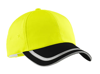 Port Authority Enhanced Visibility Cap (Safety Yellow/ Black)