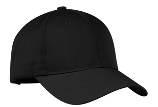 Port Authority Nylon Twill Performance Cap (Black)