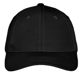 Port Authority Nylon Twill Performance Cap (Black)