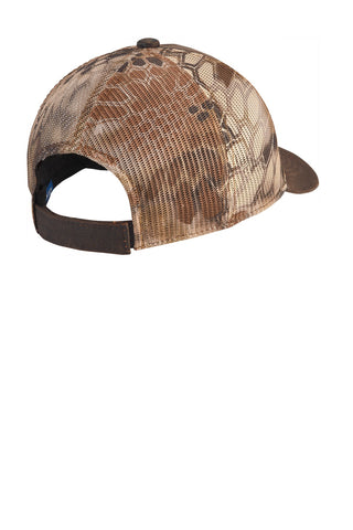 Port Authority Pigment Print Camouflage Mesh Back Cap (Kryptek Highlander/ Brown)