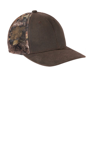 Port Authority Pigment Print Camouflage Mesh Back Cap (Mossy Oak Break Up Country/ Brown)