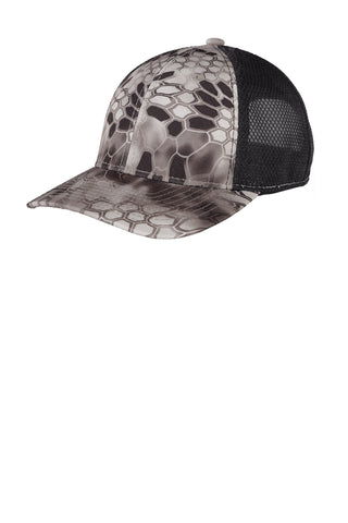 Port Authority Performance Camouflage Mesh Back Snapback Cap (Kryptek Raid/ Black)