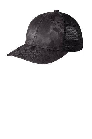 Port Authority Performance Camouflage Mesh Back Snapback Cap (Kryptek Typhoon/ Black)