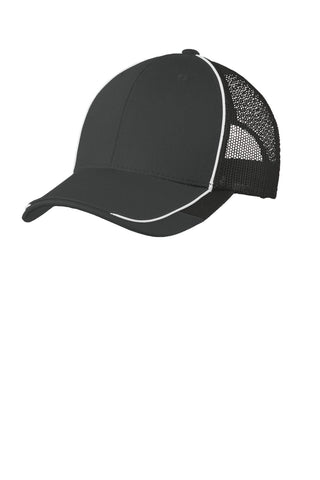 Port Authority Colorblock Mesh Back Cap (Magnet/ White/ Black)