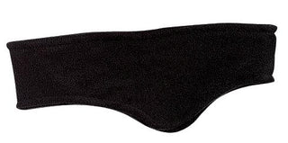 Port Authority R-Tek Stretch Fleece Headband (Black)