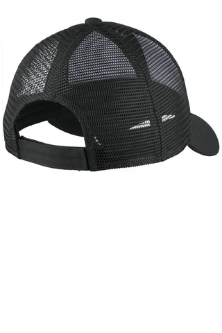 Port Authority Adjustable Mesh Back Cap (Black)