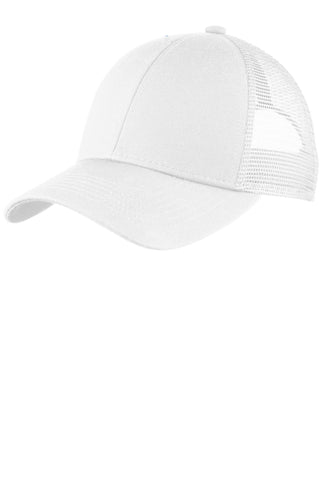 Port Authority Adjustable Mesh Back Cap (White)