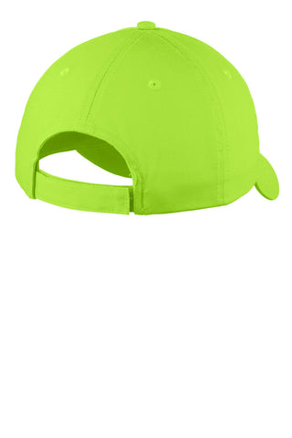 Port & Company Six-Panel Unstructured Twill Cap (Lime)