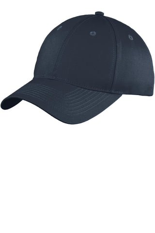 Port & Company Six-Panel Unstructured Twill Cap (Navy)