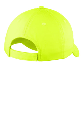 Port & Company Six-Panel Unstructured Twill Cap (Neon Yellow)