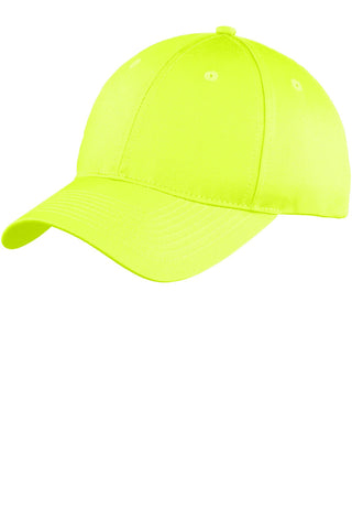 Port & Company Six-Panel Unstructured Twill Cap (Neon Yellow)