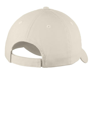 Port & Company Six-Panel Unstructured Twill Cap (Oyster)