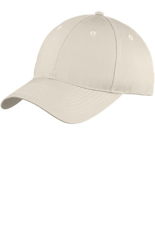 Port & Company Six-Panel Unstructured Twill Cap (Oyster)