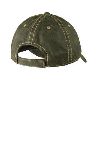 Port Authority Pigment Print Distressed Cap (Olive)