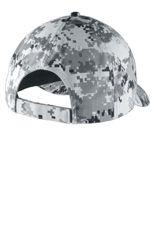 Port Authority Digital Ripstop Camouflage Cap (Grey Camo)