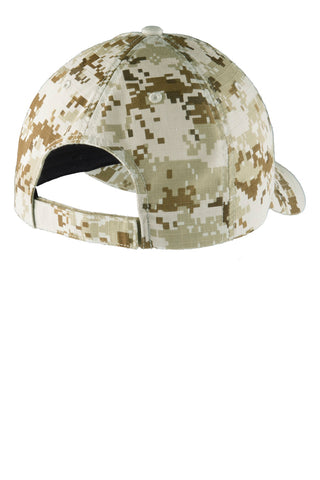 Port Authority Digital Ripstop Camouflage Cap (Sand Camo)