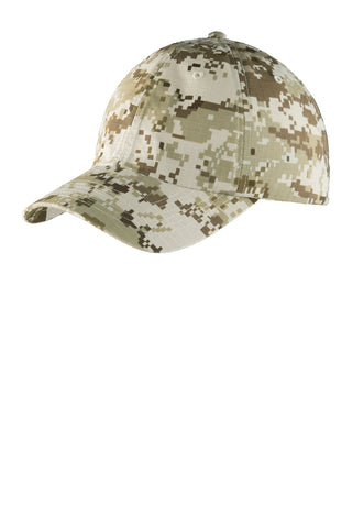 Port Authority Digital Ripstop Camouflage Cap (Sand Camo)