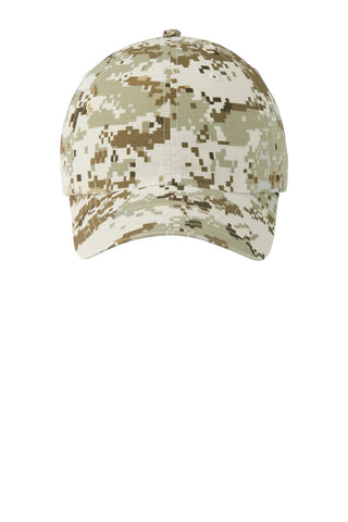 Port Authority Digital Ripstop Camouflage Cap (Sand Camo)