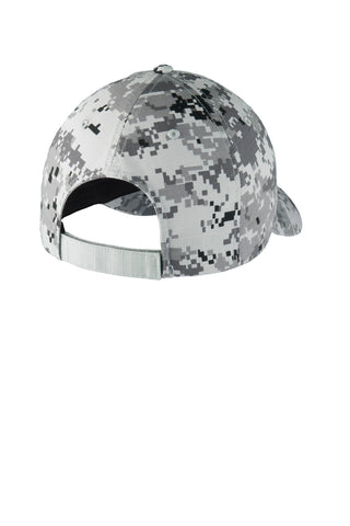 Port Authority Colorblock Digital Ripstop Camouflage Cap (Grey Camo/ Grey)