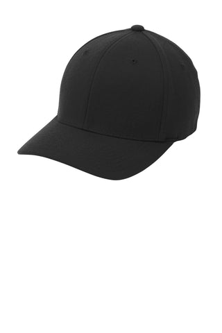 Port Authority Flexfit Wool Blend Cap (Black)