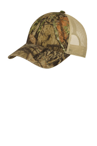Port Authority Unstructured Camouflage Mesh Back Cap (Mossy Oak Break Up Country/ Tan)