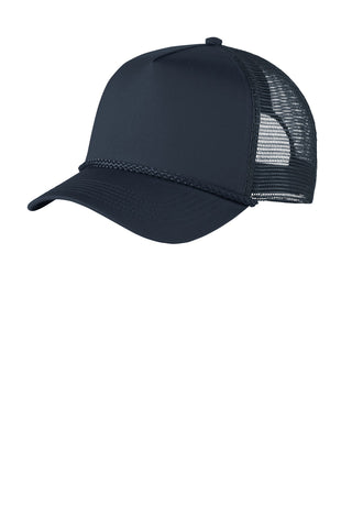 Port Authority 5-Panel Snapback Cap (Navy)