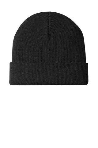 Port Authority Knit Cuff Beanie (Black)