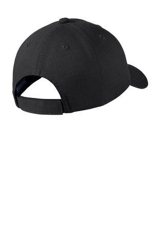 Port Authority Ripstop Cap (Black)