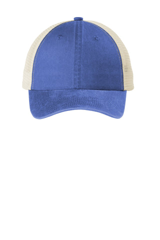 Port Authority Beach Wash Mesh Back Cap (Blue Moon/ Stone)