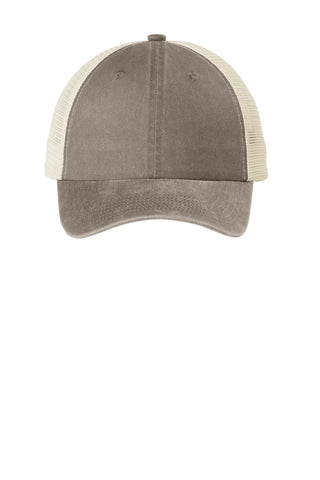 Port Authority Beach Wash Mesh Back Cap (Taupe/ Stone)