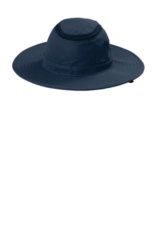 Port Authority Outdoor Ventilated Wide Brim Hat (Dress Blue Navy)