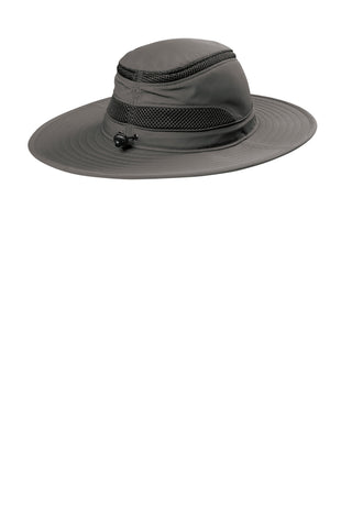 Port Authority Outdoor Ventilated Wide Brim Hat (Sterling Grey)