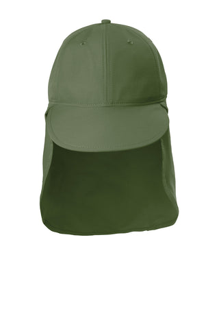 Port Authority Outdoor UV Sun Shade Cap (Olive Leaf)