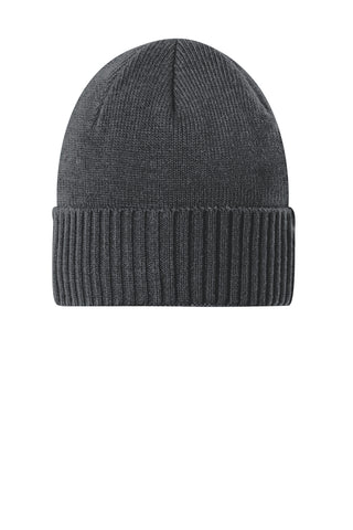 Port Authority Rib Knit Cuff Beanie (Graphite)